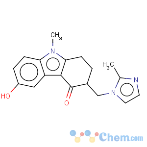 CAS No:110708-17-3 4H-Carbazol-4-one,1,2,3,9-tetrahydro-6-hydroxy-9-methyl-3-[(2-methyl-1H-imidazol-1-yl)methyl]-