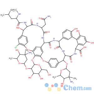 CAS No:110865-90-2 Vancomycin,22-O-(3-amino-2,3,6-trideoxy-3-C-methyl-a-L-arabino-hexopyranosyl)-19-dechloro-, (4''R)-