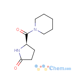 CAS No:110958-19-5 2-Pyrrolidinone,5-(1-piperidinylcarbonyl)-, (5R)-