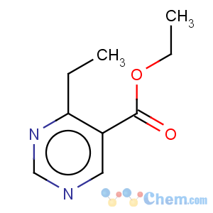 CAS No:110960-75-3 5-Pyrimidinecarboxylicacid, 4-ethyl-, ethyl ester