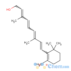 CAS No:11103-57-4 (2E,4E,6E,8E)-3,7-dimethyl-9-(2,6,6-trimethylcyclohexen-1-yl)nona-2,4,6,<br />8-tetraen-1-ol