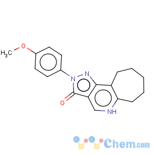 CAS No:111205-55-1 Cyclohepta[b]pyrazolo[3,4-d]pyridin-3(2H)-one,5,6,7,8,9,10-hexahydro-2-(4-methoxyphenyl)-