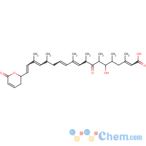 CAS No:111278-01-4 2,10,12,16,18-Nonadecapentaenoicacid,19-(3,6-dihydro-6-oxo-2H-pyran-2-yl)-6-hydroxy-3,5,7,9,11,15,17-heptamethyl-8-oxo-