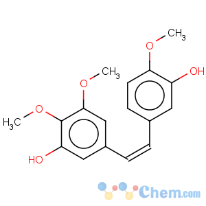 CAS No:111394-45-7 Phenol,5-[(1Z)-2-(3-hydroxy-4-methoxyphenyl)ethenyl]-2,3-dimethoxy-