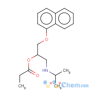 CAS No:111399-11-2 1-(naphthalen-1-yloxy)-3-(propan-2-ylamino)propan-2-yl propanoate