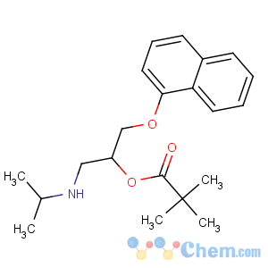 CAS No:111422-10-7 [1-naphthalen-1-yloxy-3-(propan-2-ylamino)propan-2-yl]<br />2,2-dimethylpropanoate