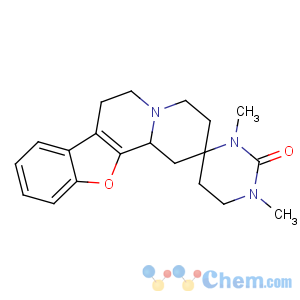 CAS No:111466-41-2 Spiro[2H-benzofuro[2,3-a]quinolizine-2,4'(1'H)-pyrimidin]-2'(3'H)-one,1,3,4,5',6,6',7,12b-octahydro-1',3'-dimethyl-, (2S,12bS)-