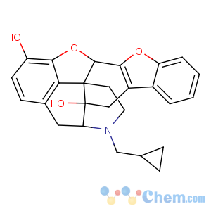 CAS No:111555-58-9 4,8-Methano-8aH-bisbenzofuro[3,2-e:2',3'-g]isoquinoline-1,8a-diol,7-(cyclopropylmethyl)-5,6,7,8,9,14b-hexahydro-, (4bS,8R,8aS,14bR)-