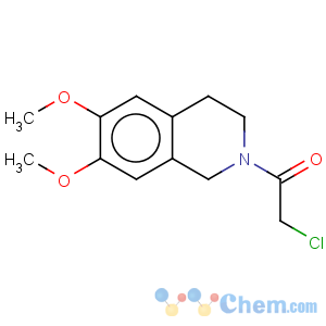 CAS No:111631-72-2 Ethanone,2-chloro-1-(3,4-dihydro-6,7-dimethoxy-2(1H)-isoquinolinyl)-