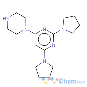 CAS No:111641-17-9 Pyrimidine,4-(1-piperazinyl)-2,6-di-1-pyrrolidinyl-
