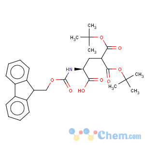 CAS No:111662-64-7 1,1,3-Propanetricarboxylicacid, 3-[[(9H-fluoren-9-ylmethoxy)carbonyl]amino]-, 1,1-bis(1,1-dimethylethyl)ester, (3S)-