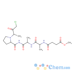 CAS No:111682-13-4 L-Prolinamide,N-(4-methoxy-1,4-dioxobutyl)-L-alanyl-L-alanyl-N-[(1S)-3-chloro-1-methyl-2-oxopropyl]-
