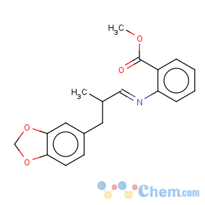 CAS No:111753-60-7 Benzoic acid, 2-((3-(1,3-benzodioxol-5-yl)-2-methylpropylidene)amino)-, methyl ester
