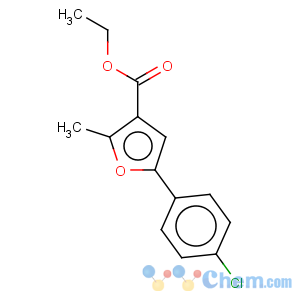 CAS No:111787-84-9 3-Furancarboxylic acid,5-(4-chlorophenyl)-2-methyl-, ethyl ester
