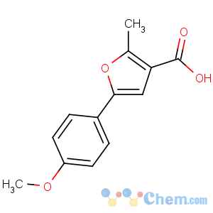 CAS No:111787-87-2 5-(4-methoxyphenyl)-2-methylfuran-3-carboxylic acid