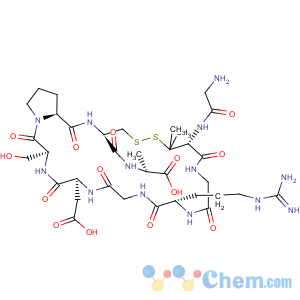 CAS No:111844-17-8 L-Alanine,glycyl-3-mercapto-D-valylglycyl-L-arginylglycyl-L-a-aspartyl-L-seryl-L-prolyl-L-cysteinyl-
