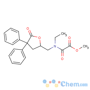 CAS No:111857-96-6 methyl<br />2-[ethyl-[(5-oxo-4,4-diphenyloxolan-2-yl)methyl]amino]-2-oxoacetate