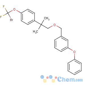 CAS No:111872-58-3 1-[bromo(difluoro)methoxy]-4-[2-methyl-1-[(3-phenoxyphenyl)methoxy]<br />propan-2-yl]benzene