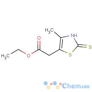 CAS No:111874-19-2 ethyl 2-(4-methyl-2-sulfanylidene-3H-1,3-thiazol-5-yl)acetate