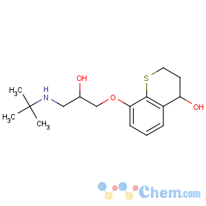 CAS No:111897-93-9 2H-1-Benzothiopyran-4-ol,8-[3-[(1,1-dimethylethyl)amino]-2-hydroxypropoxy]-3,4-dihydro-