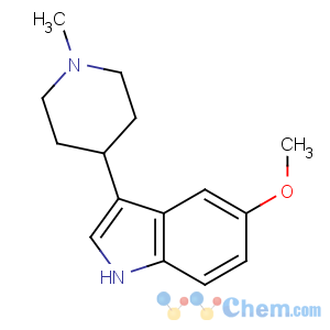 CAS No:111963-87-2 5-methoxy-3-(1-methylpiperidin-4-yl)-1H-indole