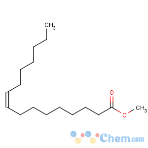 CAS No:1120-25-8 9-Hexadecenoic acid,methyl ester, (9Z)-Methyl cis-hexadec-9-enoate Methyl (Z)-9-hexadecenoate Palmitoleic acid methyl ester (6CI) Methyl Z-9-hexadecanoic acid9-Hexadecenoic acid,methyl ester, (9Z)-Methyl cis-hexadec-9-enoate