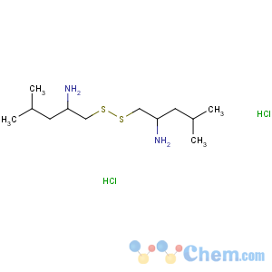 CAS No:112157-33-2 2-Pentanamine,1,1'-dithiobis[4-methyl-, hydrochloride (1:2), (2S,2'S)-