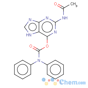 CAS No:112233-74-6 Carbamic acid,N,N-diphenyl-, 2-(acetylamino)-9H-purin-6-yl ester