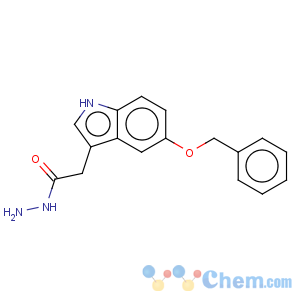 CAS No:112273-39-9 1H-Indole-3-aceticacid, 5-(phenylmethoxy)-, hydrazide