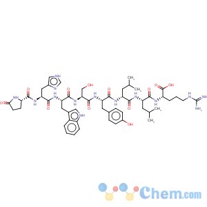 CAS No:112642-14-5 Luteinizinghormone-releasing factor (swine), 6-D-leucine-9-de-L-proline-10-deglycinamide-(9CI)