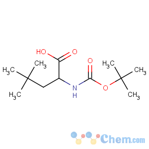 CAS No:112695-98-4 (2R)-4,4-dimethyl-2-[(2-methylpropan-2-yl)oxycarbonylamino]pentanoic<br />acid