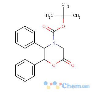 CAS No:112741-49-8 tert-butyl (2R,3S)-6-oxo-2,3-diphenylmorpholine-4-carboxylate