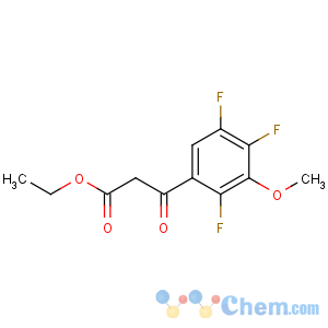 CAS No:112811-68-4 ethyl 3-oxo-3-(2,4,5-trifluoro-3-methoxyphenyl)propanoate