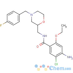 CAS No:112885-41-3 4-amino-5-chloro-2-ethoxy-N-[[4-[(4-fluorophenyl)methyl]morpholin-2-yl]<br />methyl]benzamide