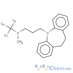 CAS No:112898-42-7 5H-Dibenz[b,f]azepine-5-propanamine,10,11-dihydro-N-methyl-N-(methyl-d3)-, monohydrochloride (9CI)