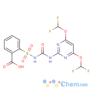 CAS No:113036-87-6 2-[[4,6-bis(difluoromethoxy)pyrimidin-2-yl]carbamoylsulfamoyl]benzoic<br />acid