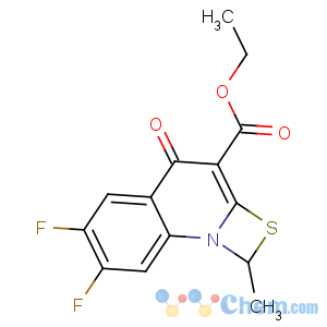 CAS No:113046-72-3 ethyl<br />6,7-difluoro-1-methyl-4-oxo-1H-[1,3]thiazeto[3,<br />2-a]quinoline-3-carboxylate