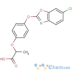 CAS No:113158-40-0 2-[4-[(6-chloro-1,3-benzoxazol-2-yl)oxy]phenoxy]propanoic acid