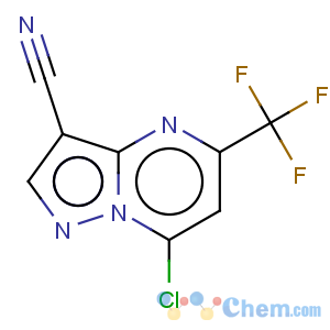 CAS No:1131604-90-4 Pyrazolo[1,5-a]pyrimidine-3-carbonitrile,7-chloro-5-(trifluoromethyl)-