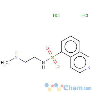 CAS No:113276-94-1 5-Isoquinolinesulfonamide,N-[2-(methylamino)ethyl]-, hydrochloride (1:2)