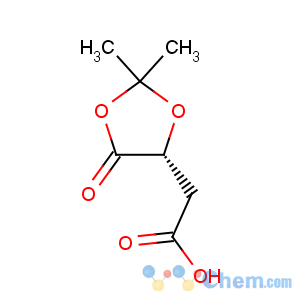 CAS No:113278-68-5 1,3-Dioxolane-4-aceticacid, 2,2-dimethyl-5-oxo-, (4R)-
