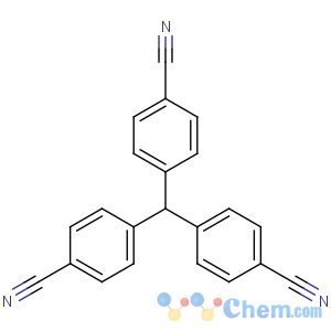 CAS No:113402-31-6 4-[bis(4-cyanophenyl)methyl]benzonitrile