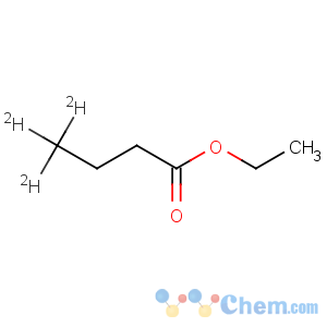 CAS No:113435-99-7 Butanoic-4,4,4-d3 acid,ethyl ester (9CI)