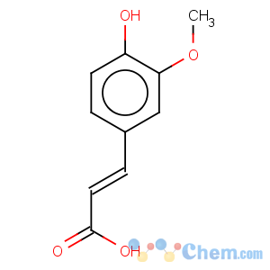 CAS No:1135-24-6 4-Hydroxy-3-methoxycinnamic acid