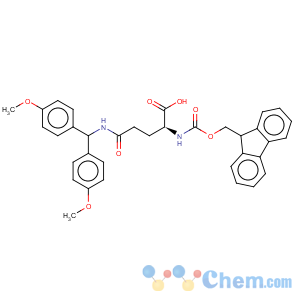 CAS No:113534-17-1 L-Glutamine,N-[bis(4-methoxyphenyl)methyl]-N2-[(9H-fluoren-9-ylmethoxy)carbonyl]-