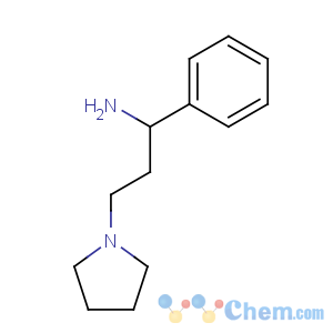 CAS No:113640-37-2 1-phenyl-3-pyrrolidin-1-ylpropan-1-amine
