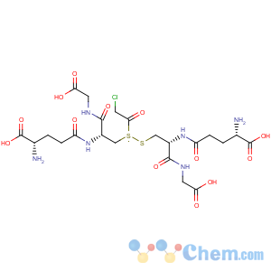 CAS No:113668-38-5 Glycine,N-[S-(chloroacetyl)-N-L-g-glutamyl-L-cysteinyl]- (9CI)