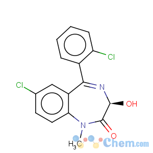 CAS No:113679-54-2 2H-1,4-Benzodiazepin-2-one,7-chloro-5-(2-chlorophenyl)-1,3-dihydro-3-hydroxy-1-methyl-, (3S)-