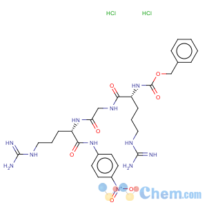 CAS No:113711-77-6 L-Argininamide,N2-[(phenylmethoxy)carbonyl]-D-arginylglycyl-N-(4-nitrophenyl)-, hydrochloride(1:2)