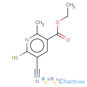 CAS No:113858-90-5 3-Pyridinecarboxylicacid, 5-cyano-1,6-dihydro-2-methyl-6-thioxo-, ethyl ester